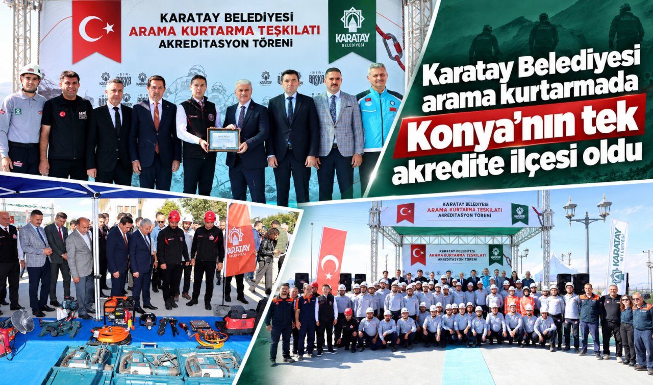 Karatay Belediyesi Arama Kurtarmada Konya’nın Tek Akredite İlçesi Oldu