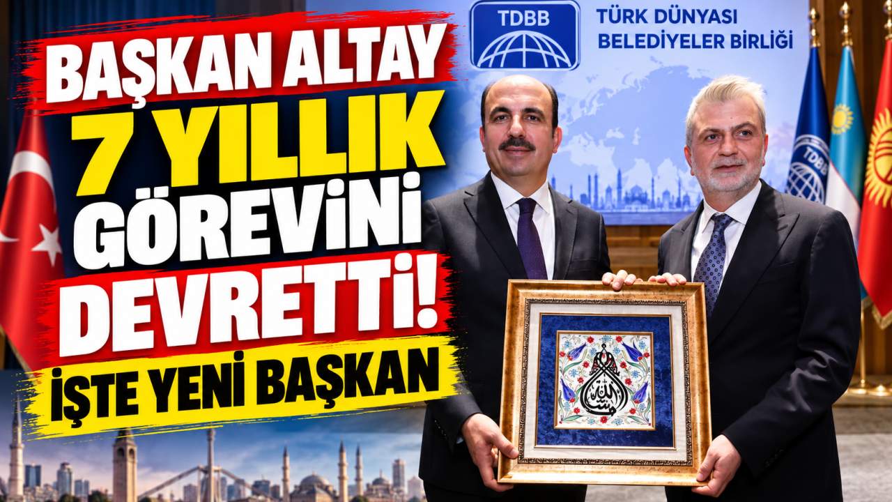 Başkan Altay 7 Yıllık Görevini Devretti