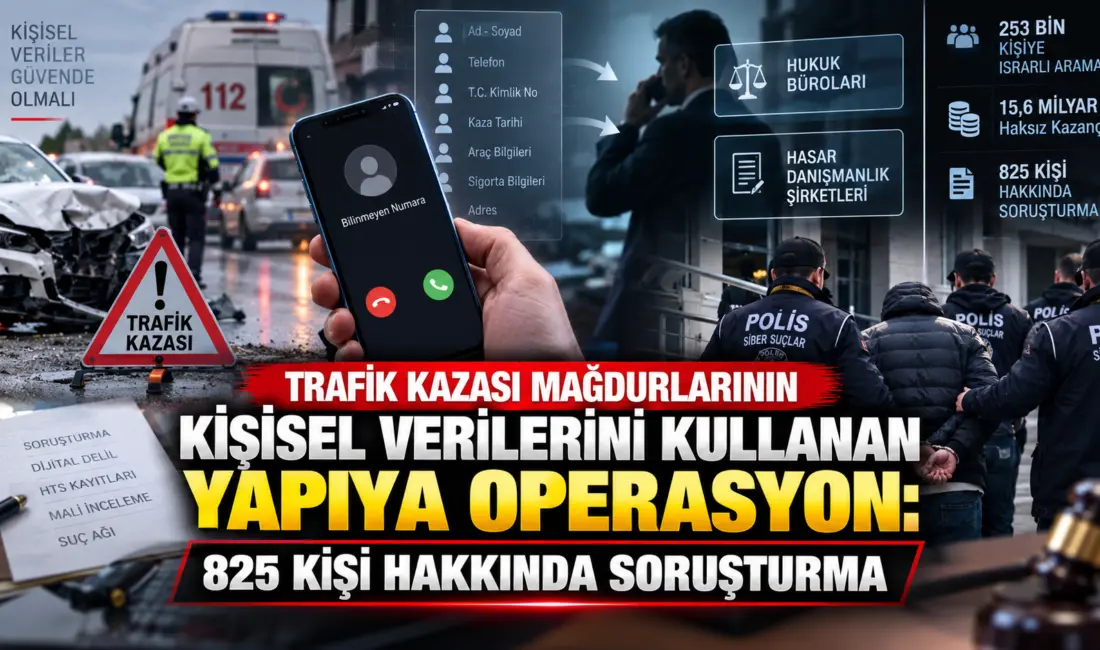 Kazazedelerin Verilerini Satmışlar: 4 İlde Eş Zamanlı Operasyon