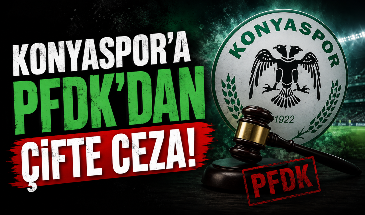 Konyaspor’a PFDK’dan Çifte Ceza
