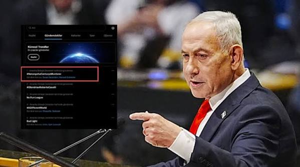 Netanyahu’ya Tepki Sosyal Medyada Dünya Gündeminde