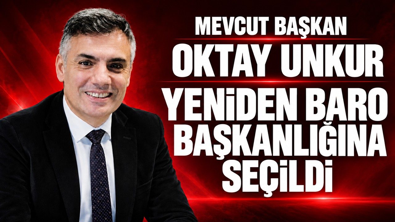 Konya Barosu'nda Oktay Unkur Yeniden Başkan Seçildi