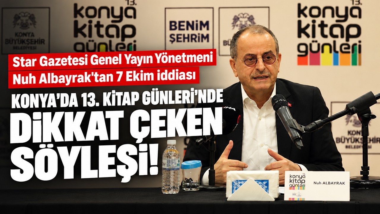 Konya'da 13. Kitap Günleri'nde Dikkat Çeken Söyleşi