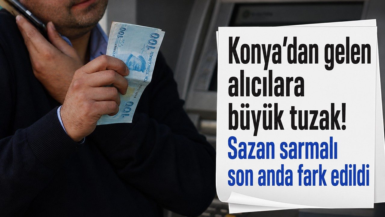 Konya’dan Gelen Alıcılara Büyük Tuzak Sazan Sarmalı Son Anda Fark Edildi