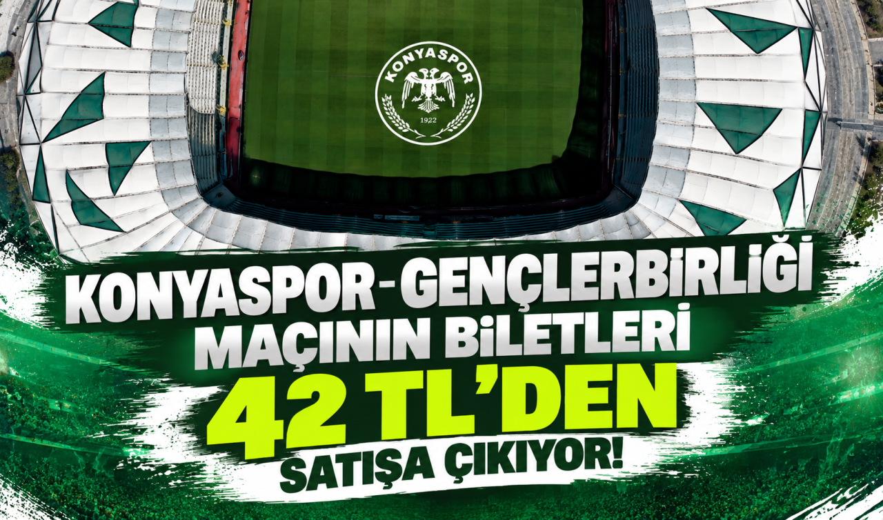 Konyaspor-Gençlerbirliği Maçının Biletleri 42 Tl'den Satışa Çıkıyor