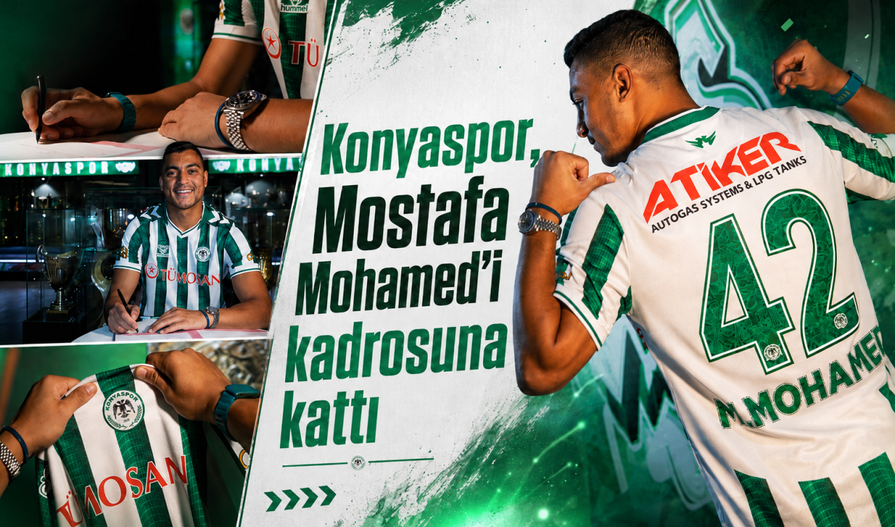 Konyaspor, Mostafa Mohamed’i Kadrosuna Kattı