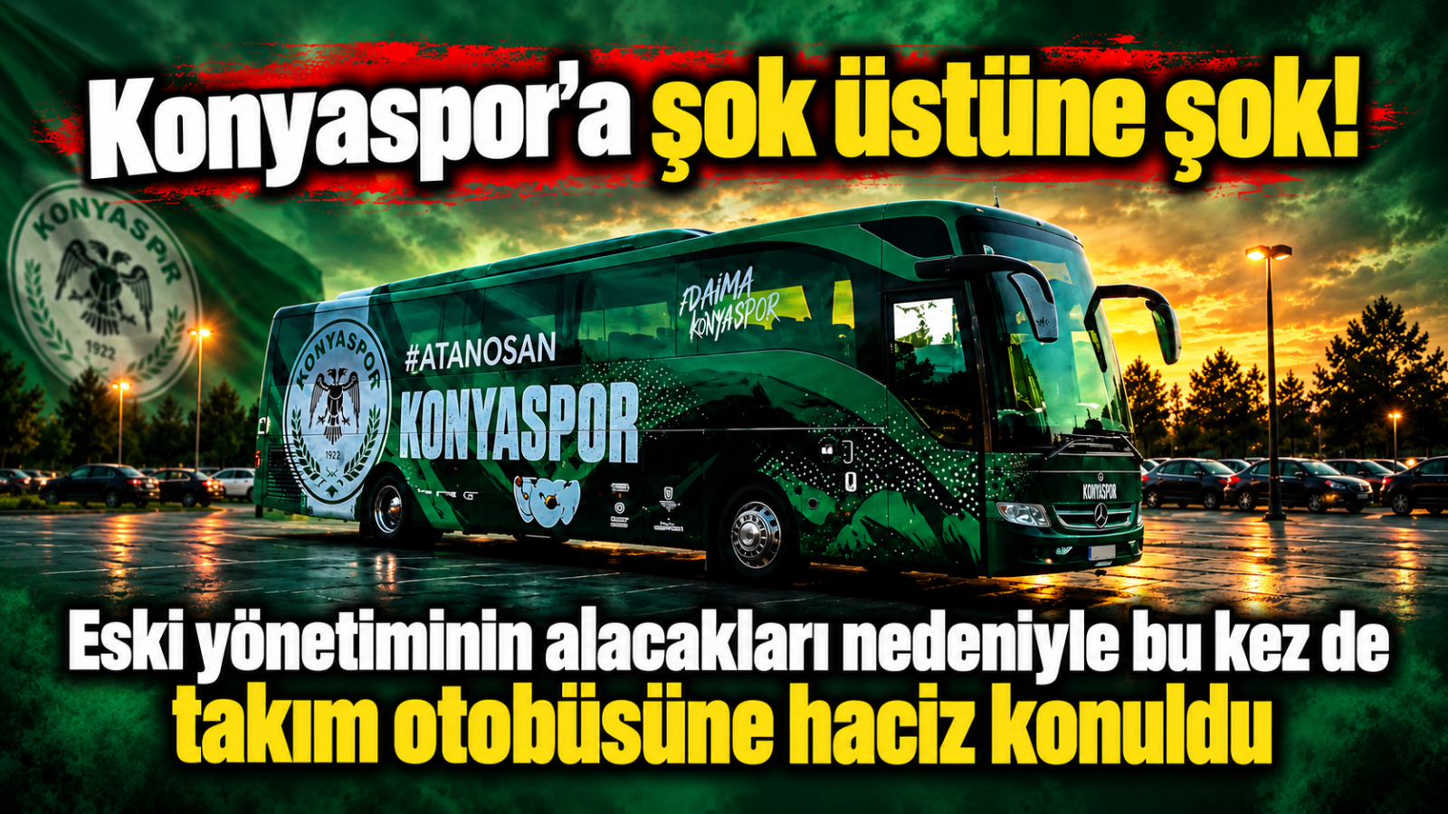 Konyaspor’a Şok Üstüne Şok