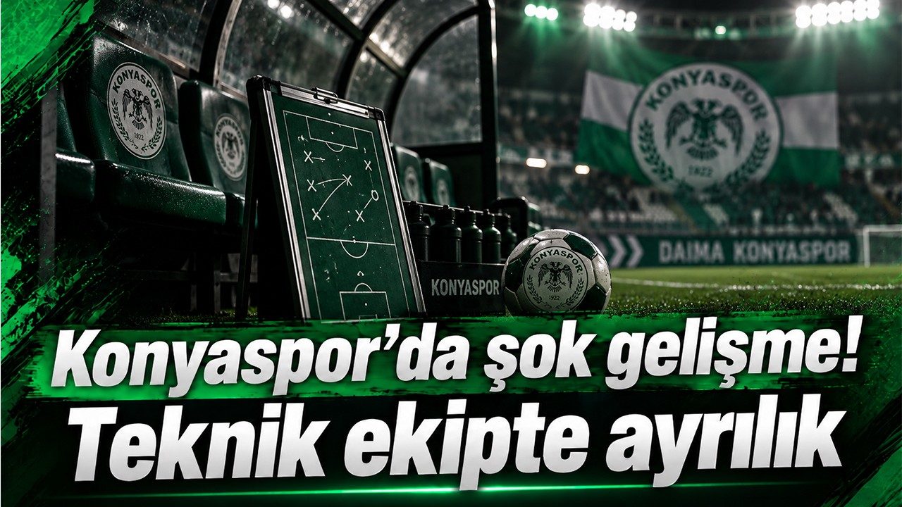 Konyaspor’da Şok Gelişme Teknik Ekipte Ayrılık