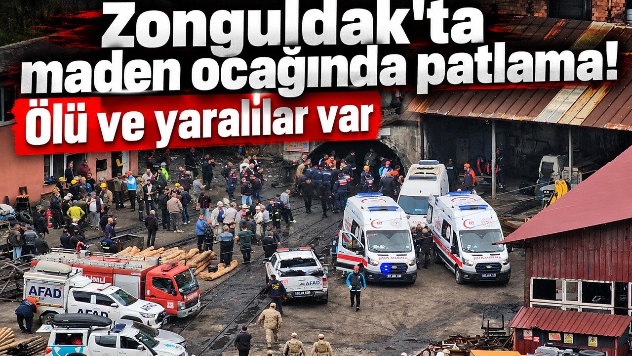 Zonguldak'ta Maden Ocağında Patlamada 3 İşçi Hayatını Kaybetti